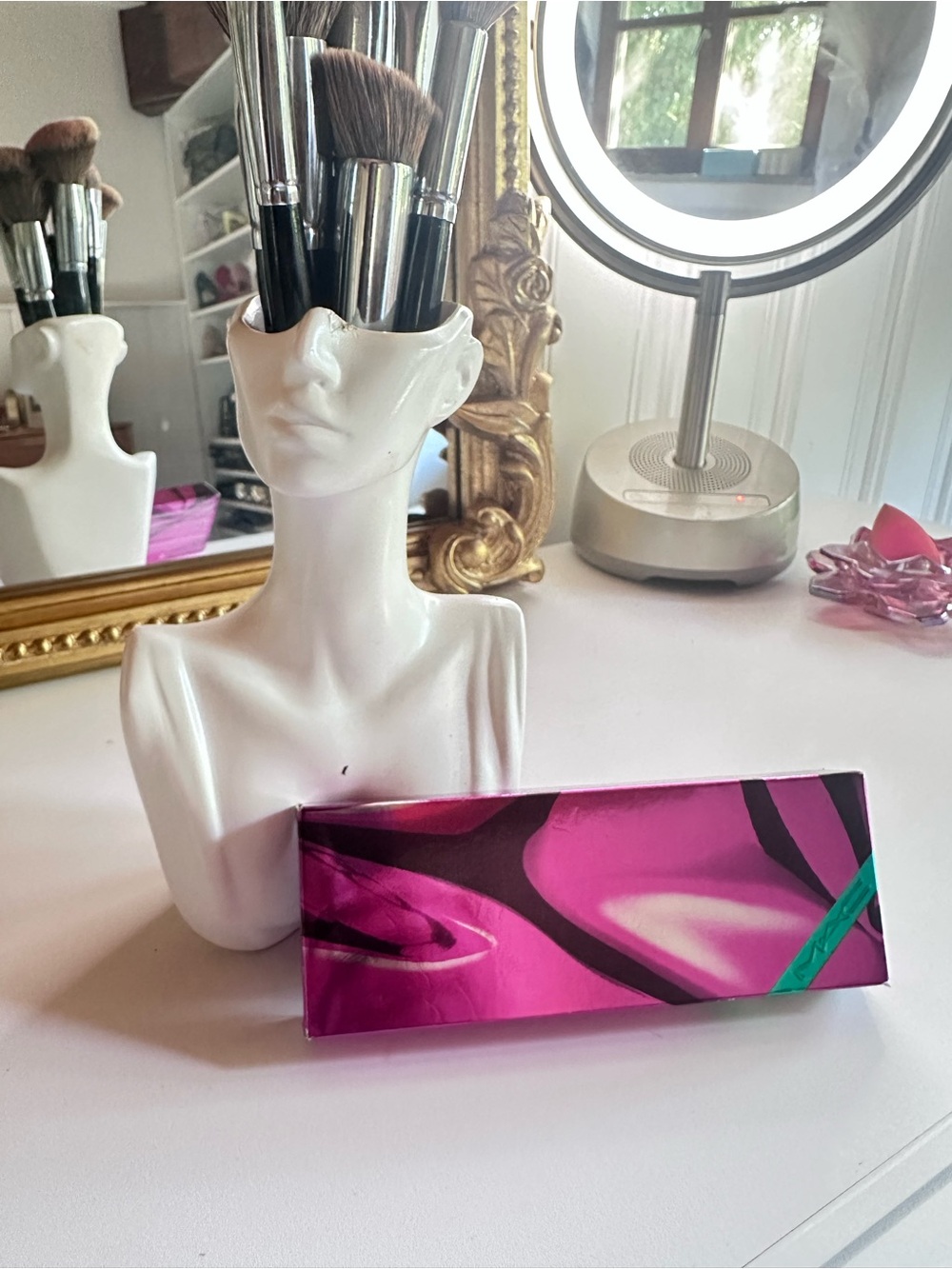 MAC Cosmetics Shiny Pretty Things Face Palette Trio in Medium Deep